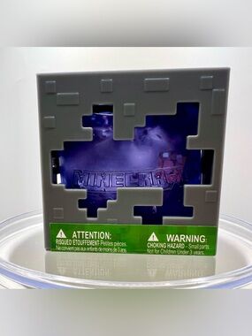 Boxed Purple Minecraft Jelly Cubes Squishy Fidget Cube 💜
